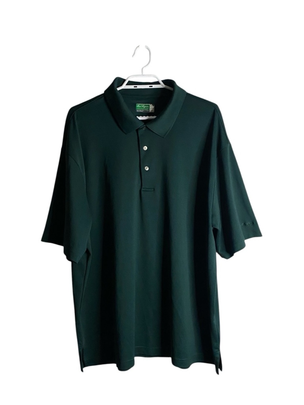 Ben Hogan Men's Forest Green Polo Performance Wear Golf Shirt